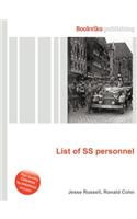 List of SS Personnel: (English)
