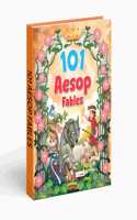 101 Aesop Fables (Ages 3-12) (Hardbound) : Educational fun learning book, Storybook for kids, Kids learning stories, Bedtime Story Book for Children