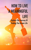 How To Live A Meaningful Life: Explore The Journey Of Finding The Dream Life: How To Overcome Fear Of Anything