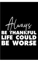 ALWAYS BE THANKFUL Fitness Journal