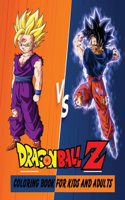 Dragon Ball Z Coloring Book For Kids And Adults