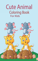 Cute Animal Coloring Book For Kids