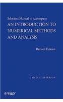 Introduction to Numerical Methods and Analysis, Solutions Manual