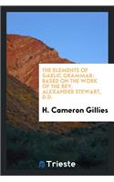 The Elements of Gaelic Grammar: Based on the Work of the Rev. Alexander Stewart, D.D.