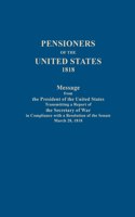 Pensioners of the United States, 1818
