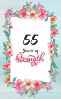 55th Birthday Journal: Lined Journal / Notebook - Cute and Inspirational 55 yr Old Gift - Fun And Practical Alternative to a Card - 55th Birthday Gifts For Women - 55 Year