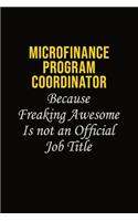 Microfinance Program Coordinator Because Freaking Awesome Is Not An Official Job Title