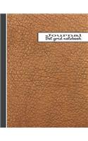 Dot grid notebook journal