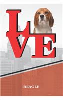 Beagle: Dog Love Park Handwriting Practice Journal Notebook Book Is 120 Pages 6x9