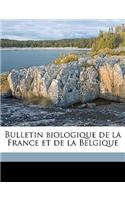 Bulletin biologique de la France et de la Belgique Volume t. 26