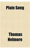 Plain Song: (English)