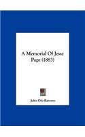 A Memorial of Jesse Page (1883)