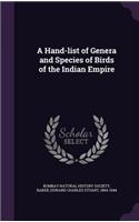 Hand-list of Genera and Species of Birds of the Indian Empire