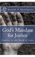 God's Mandate for Justice