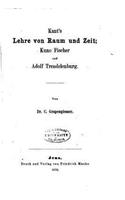 Kant's Lehre von Raum und Zeit, Kuno Fischer und Adolf Trendelenburg