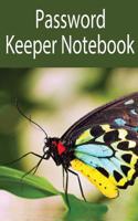 Password Keeper Notebook: Password Keeper Notebook / Diary / Notebook Butterfly