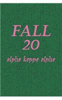 Fall 20 Alpha Kappa Alpha