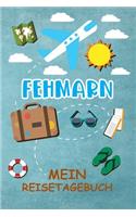 Fehmarn Reisetagebuch: Gepunktetes DIN A5 Notizbuch mit 120 Seiten - Reiseplaner zum Selberschreiben - Reisenotizbuch Abschiedsgeschenk Urlaubsplaner
