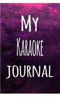 My Karaoke Journal