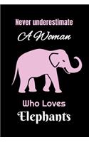 Never underestimate a woman who loves elephants