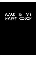 Black Is My Happy Color: Hangman Puzzles - Mini Game - Clever Kids - 110 Lined Pages - 6 X 9 In - 15.24 X 22.86 Cm - Single Player - Funny Great Gift