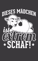 Dieses Mädchen ist extrem Schaf!: Jahres-Kalender für das Jahr 2020 für Landwirte DinA-5 Jahres-Planer Organizer