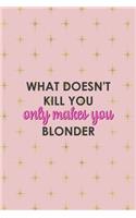 What Doesn't Kill You Only Makes You Blonder
