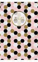 Bullet Journal: Marble + Gold Trendy Journal - 120-Page 1/2 Inch Dot Grid Notebook- 6 X 9 Marble & Gold Perfect Bound Softcover