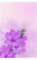 Purple Floral Journal Notebook