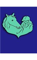 Heart Horse 2019: 2019 Planner Calendar Goal Planner Daily Planner Blue