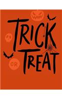 Trick or Treat: Cute Journal to Keep Stories and Photos from Each Year Gathered in One Place with Space for Pictures or Sketches and Text