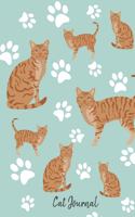 Cat Journal: Cute Cat Journal Lined Paper