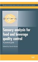 Sensory Analysis for Food and Beverage Quality Control