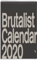 Cal-2020 Brutalist Calendar