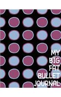 My Big Fat Journal Notebook Big Circles Pink and Grey