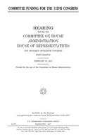 Committee funding for the 115th Congress
