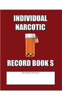 Individual Narcotic Record Book S