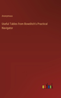 Useful Tables from Bowditch's Practical Navigator