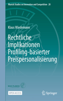 Rechtliche Implikationen Profiling-Basierter Preispersonalisierung
