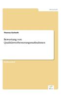 Bewertung von Qualitätsverbesserungsmaßnahmen: (German)
