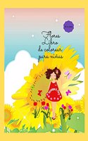 Flores Libro de colorear para niñas: Libro de actividades para colorear con diseños de flores increíbles para niñas Hermosas páginas para colorear de flores, entre 4 - 8, 8-12 años