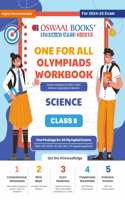 Oswaal One For All Olympiad Workbook Class 8 Science for 2024-25 Exam