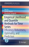 Empirical Likelihood and Quantile Methods for Time Series
