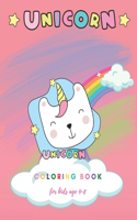 unicorn coloring book for kids ages 4-8
