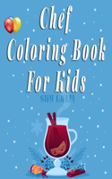 Chef Coloring Book for kids