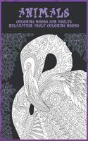 Coloring Books for Adults - Relaxation Adult Coloring Books - Animals