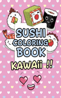 Sushi Coloring Book - Kawaii