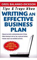 Tips and Traps For Writing an Effective Business Plan