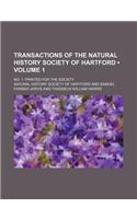 Transactions of the Natural History Society of Hartford (Volume 1); No. 1. Printed for the Society