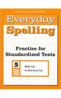 Spelling Practice for Standardized Test Gr.5